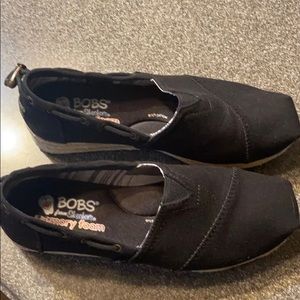 Black slip on Sketchers Bobs 7.5